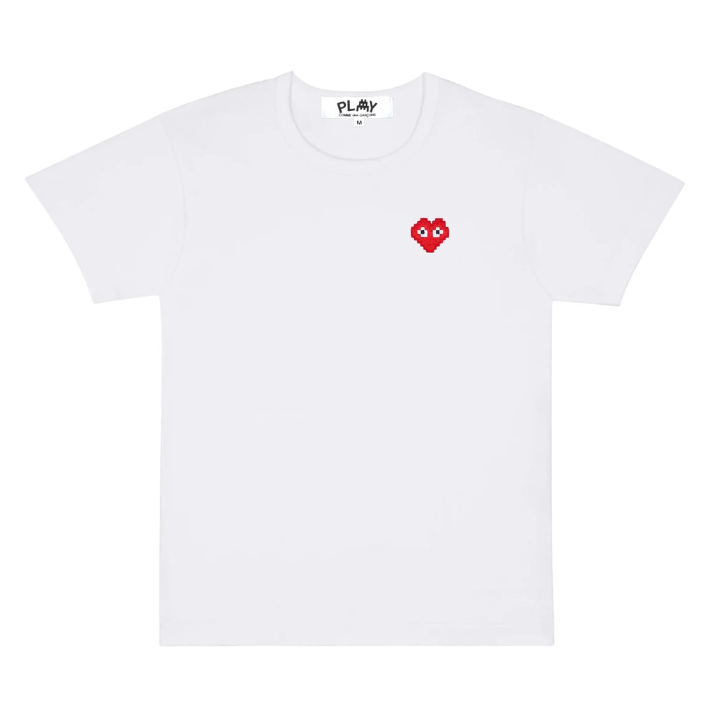 COMME des GARÇONS Play x Invaders T-shirt white