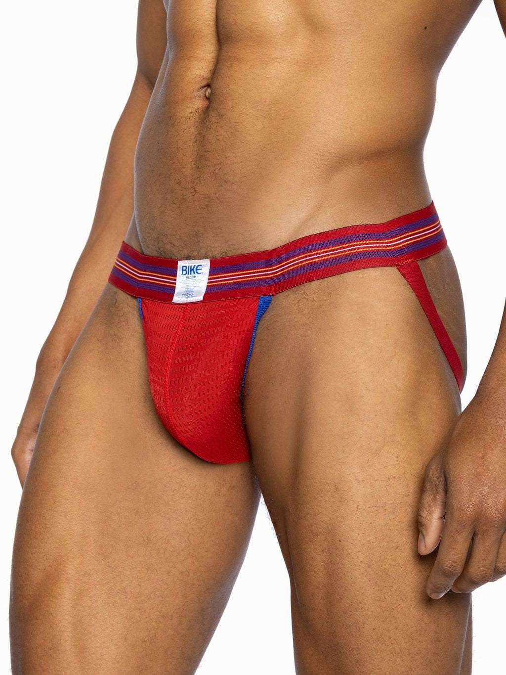 BIKE ATHLETIC Mesh Jockstrap - Red