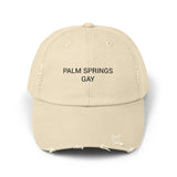 PALM SPRINGS GAY Distressed Cap in 6 colors
