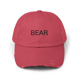 BEAR Distressed Cap in 6 colors