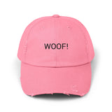 WOOF! Distressed Cap in 6 colors