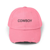 COWBOY Distressed Cap in 6 colors