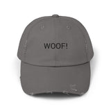 WOOF! Distressed Cap in 6 colors