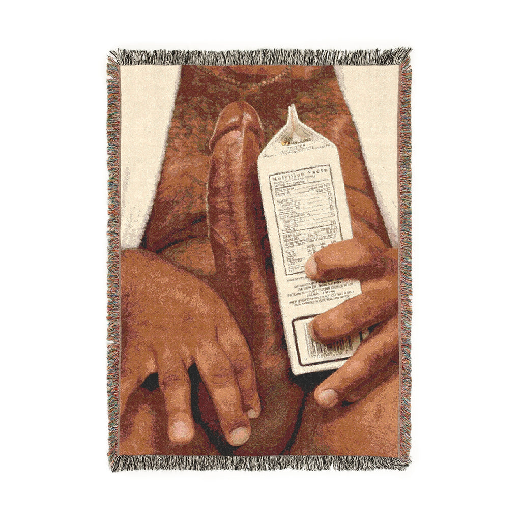 MILK ME Woven Blanket bY CHUCK X CULTUREEDIT