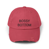BOSSY BOTTOM Distressed Cap in 6 colors
