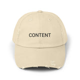 CONTENT Distressed Cap in 6 colors