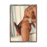 Dick Bling Woven Blanket bY CHUCK X CULTUREEDIT