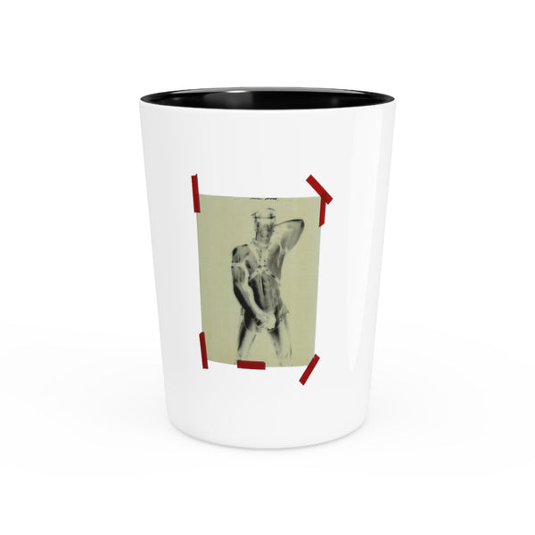 90S VINTAGE GAY PORN TRANSPARENCY Shot Glass