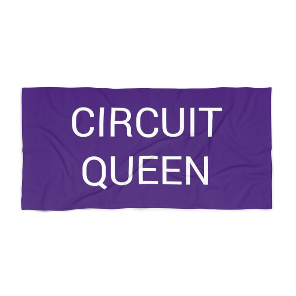 Circuit Queen Beach Towel by CULTUREEDIT