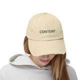CONTENT Distressed Cap in 6 colors