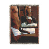 DOUBLE DICK Woven Blanket bY CHUCK X CULTUREEDIT
