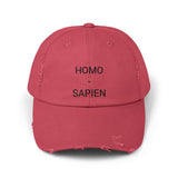 HOMO-SAPIEN Distressed Cap in 6 colors