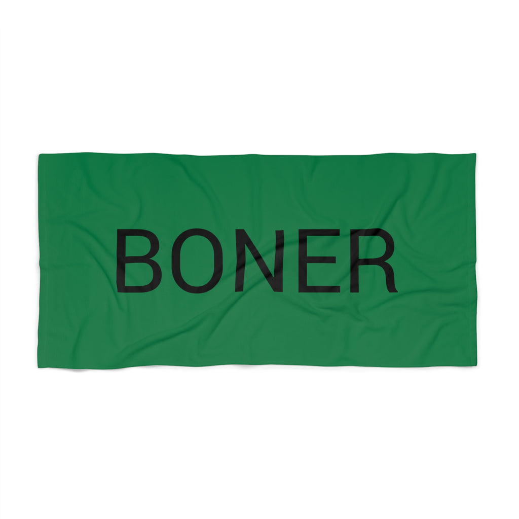BONER Beach Towel by CULTUREEDIT