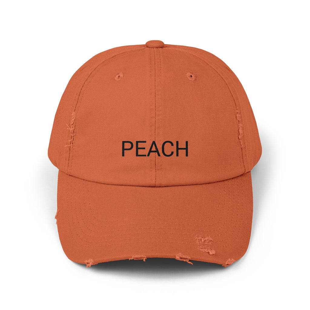 PEACH Distressed Cap in 6 colors