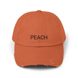 PEACH Distressed Cap in 6 colors