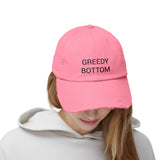 GREEDY BOTTOM Distressed Cap in 6 colors