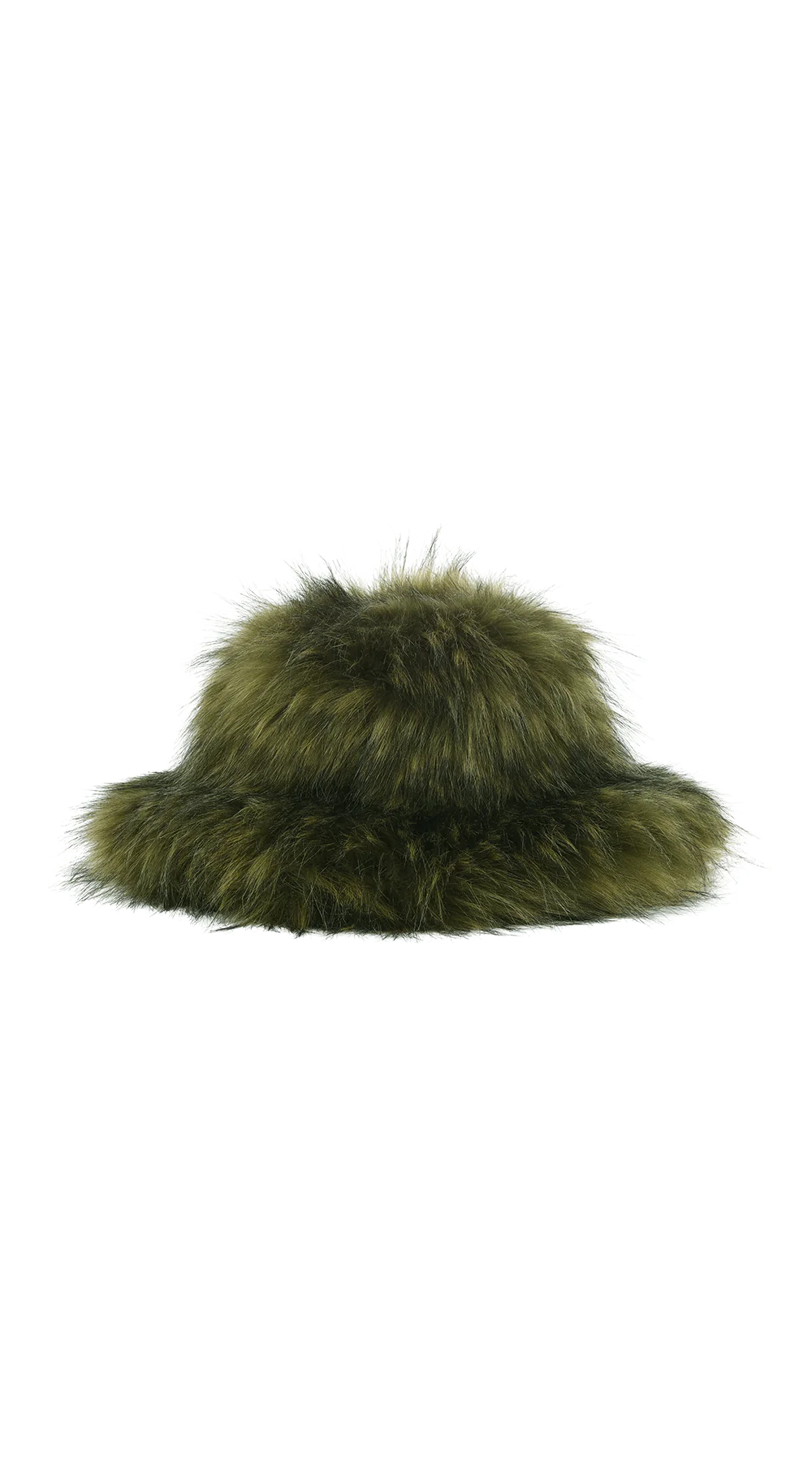 TYLER LAMBERT FURRY BUCKET HAT GREEN