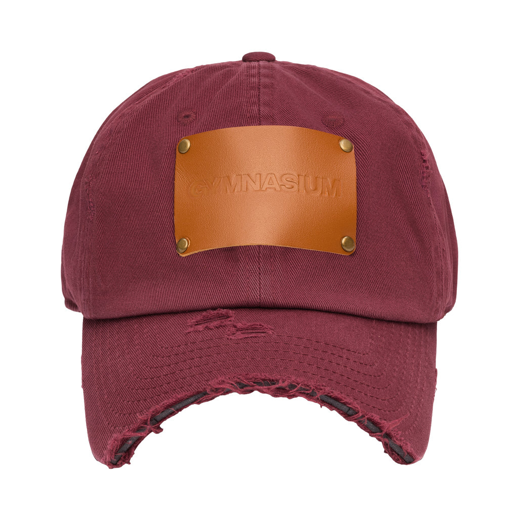 GYMNASIUM THE DISTRESSED CAP MAROON