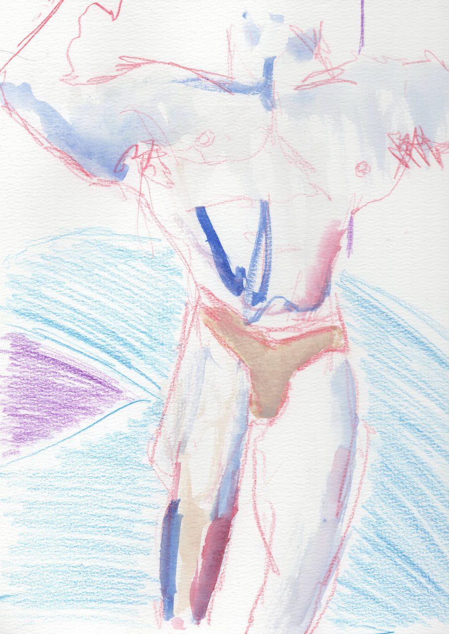 Daniel Journalist, Blue Boy (Aaron), 2025