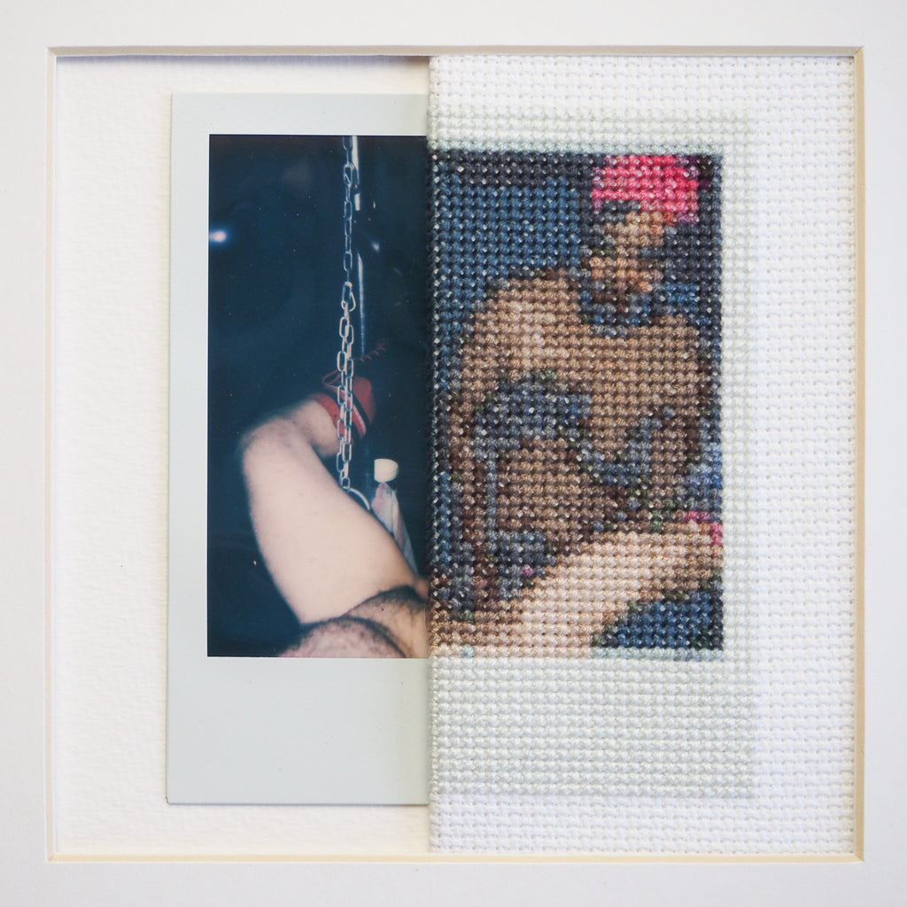 Michael Espinoza, Nathan Polaroid (Sling), 2024