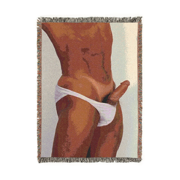 DICK OUT Woven Blanket bY CHUCK X CULTUREEDIT