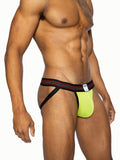 BIKE ATHLETIC Mesh Jockstrap - Yellow