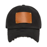 GYMNASIUM THE DISTRESSED CAP BLACK