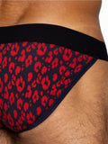 BIKE Stretch Cotton Jock Brief - Samba Leopard