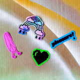 Alone in Public By Wendy White - Die-Cut Sticker