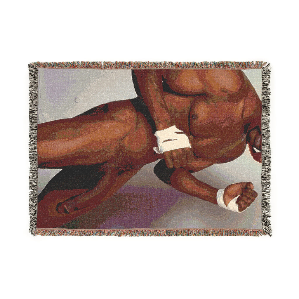 WRESTLER Woven Blanket bY CHUCK X CULTUREEDIT