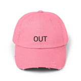 OUT Distressed Cap in 6 colors