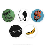 Andy Warhol Variety 5 Button Set