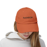 RAINBOW Distressed Cap in 6 colors