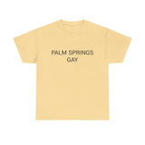PALM SPRINGS GAY TEE BY CULTUREEDIT AVAILABLE IN 13 COLORS