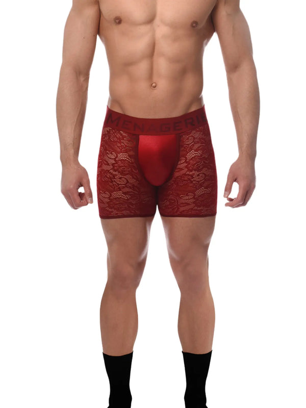 Menagerie Intimates Boxer Brief Red Rose - SALE