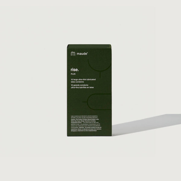 MAUDE Rise Plus - 10 Large Ultra-Thin Condoms