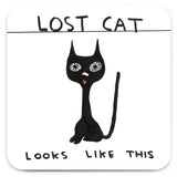 David Shrigley Coaster - Lost Cat