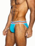 BIKE Stretch Cotton Jock Brief - Blue