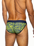 BIKE Stretch Cotton Jock Brief - Flower Party