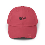 BOY Distressed Cap in 6 colors