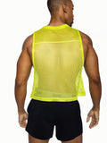 BIKE Short Sleeveless Practice Jersey - Acid Lime