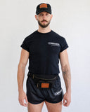 GYMNASIUM THE COMMANDO T-SHIRT IN BLACK