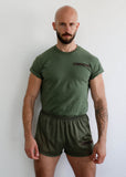 GYMNASIUM THE COMMANDO T-SHIRT IN MILITARY GREEN