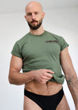 GYMNASIUM THE COMMANDO T-SHIRT IN MILITARY GREEN