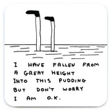 David Shrigley Coaster - Pudding