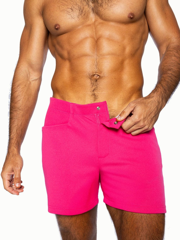 BIKE Coaches Short - Hot Pink