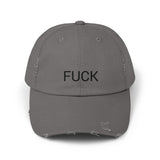 FUCK Distressed Cap in 6 colors