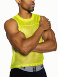BIKE Short Sleeveless Practice Jersey - Acid Lime