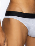 BIKE Active Thong - Light Grey