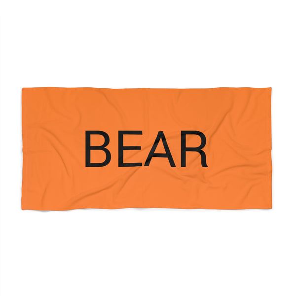 Bear Beach Towel by CULTUREEDIT